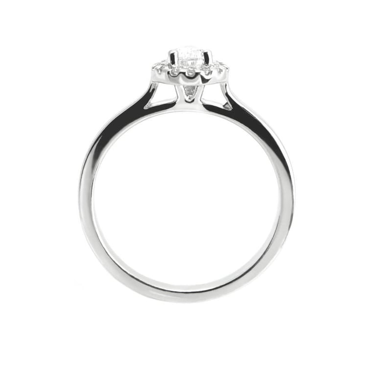 Zásnubní diamantový prsten z 18k zlata Kandy 5013