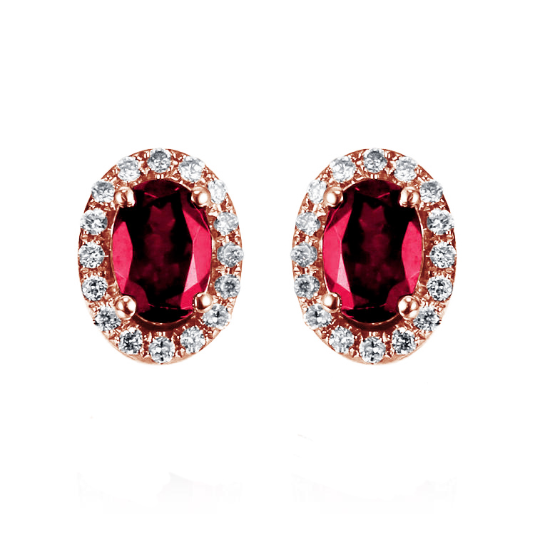 Turmalínové náušnice ze žlutého zlata