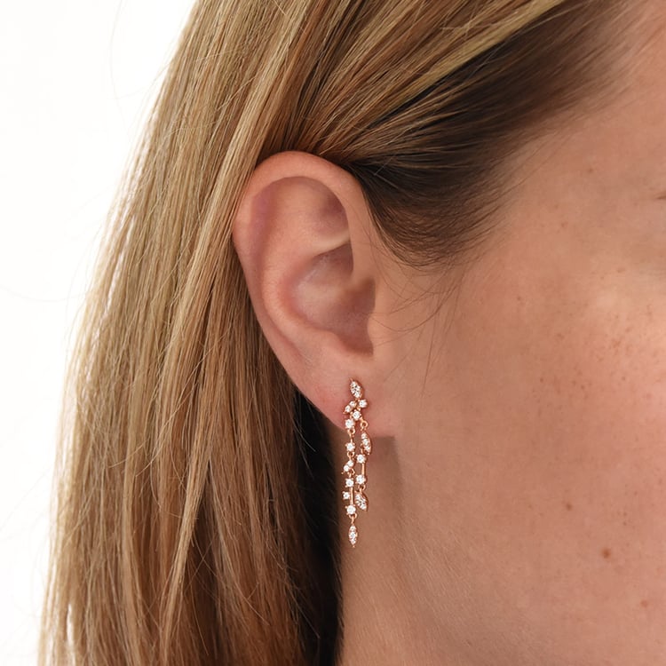 Visací náušnice ze zlata 85794