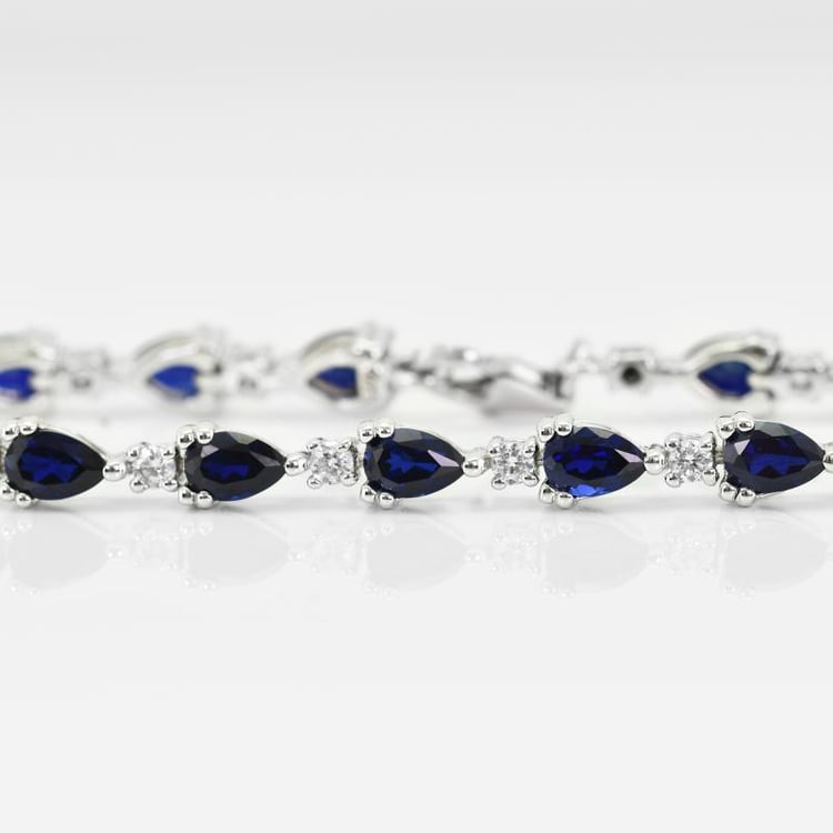 Náramek se safíry 14977