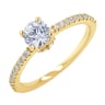 Zásnubní prsten s lab-grown diamanty Prisha