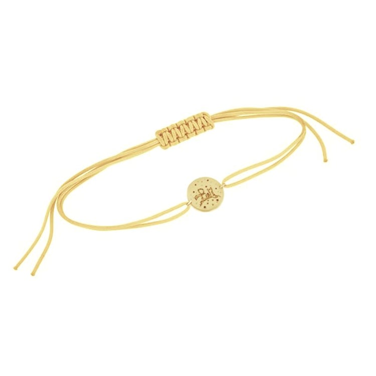 Stříbrný provázkový náramek Malý princ s liškou a gravírem