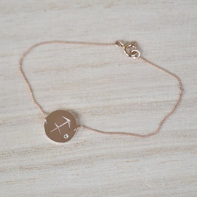 Zlatý sick náramek 38667