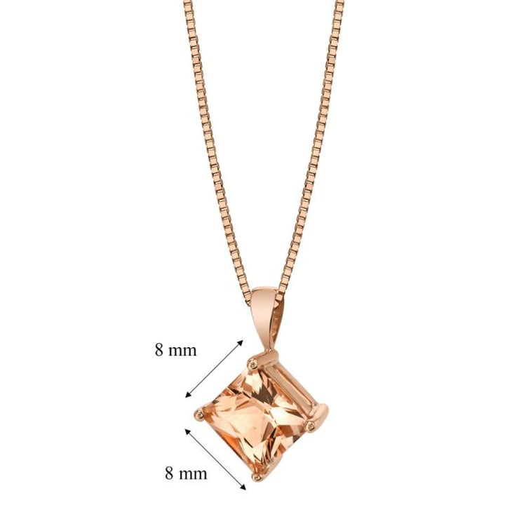 Náhrdelník s morganitem 22553