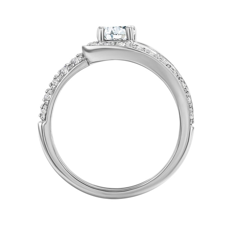 Diamantový prsten z platiny Desine 7919