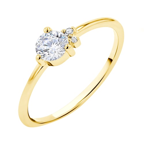 Cluster prsten s lab-grown diamanty Marine