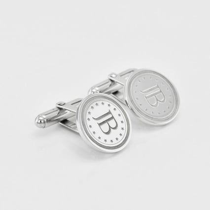Manžetové knoflíčky ze stříbra s multigravírem Juan