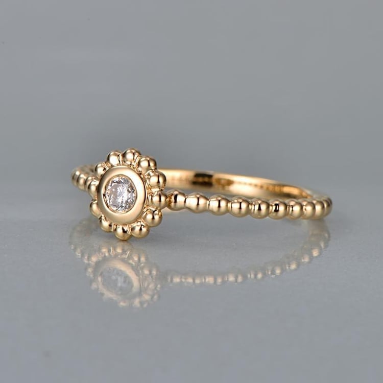 Prsten ze žlutého zlata 12853