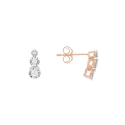 Minimalistické náušnice s diamanty Bahman