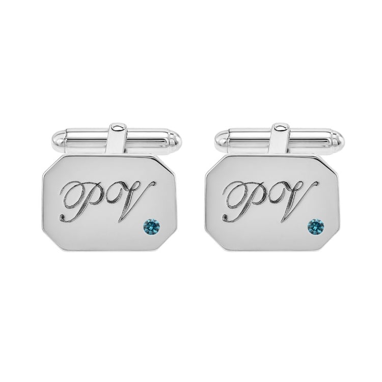 Stříbrné manžetové knoflíčky