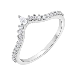 Vykrojený eternity prsten s diamanty Phineas