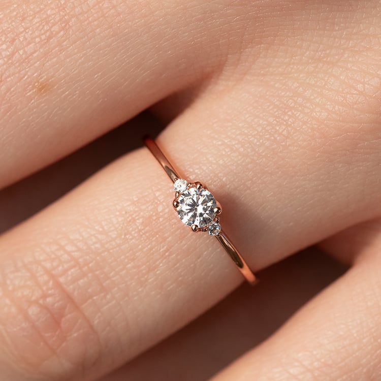 Zásnubní prsten s 0.31ct IGI certifikovaným lab-grown diamantem Hye 137338