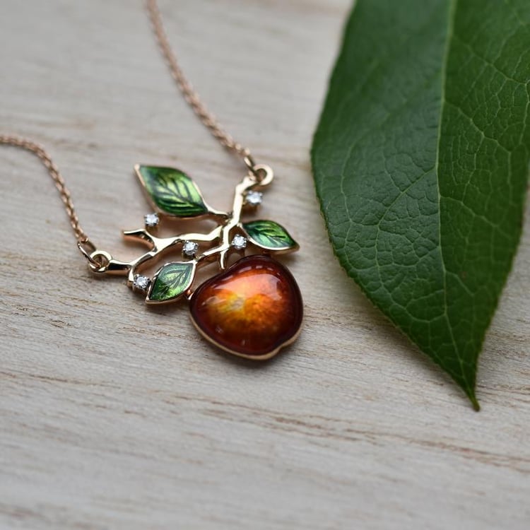 Zlatý diamantový náhrdelník 43391