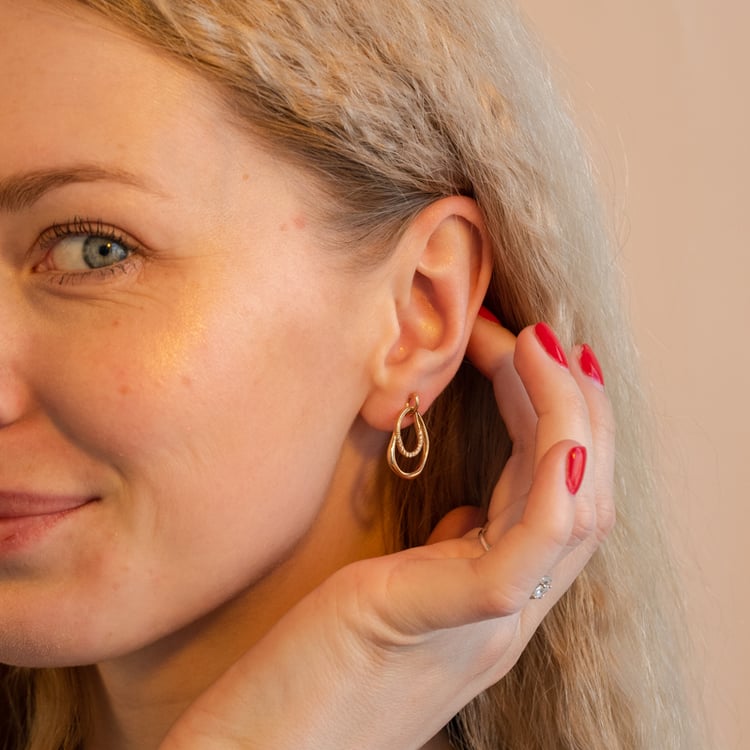 Pozlacený set šperků se zirkony Roth 101265