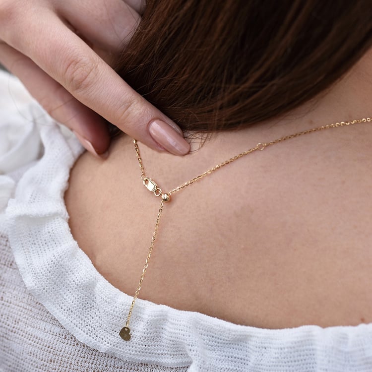 Zlatý náhrdelník Eliana 41876