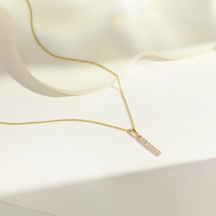 Zlatý přívěsek s lab-grown diamantem Merrilin 164940