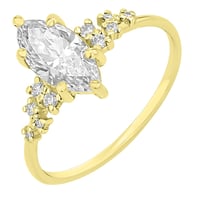 Zásnubní prsten s lab-grown diamanty Joanna