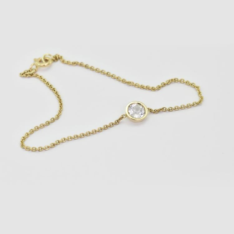 Něžný náramek s IGI certifikovaným lab-grown diamantem Isra 96911