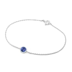 Platinový náramek s tanzanitem Arleth