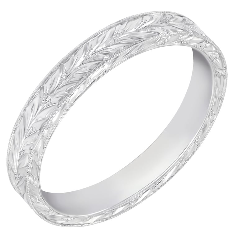 Pánský platinový snubní prsten 69055