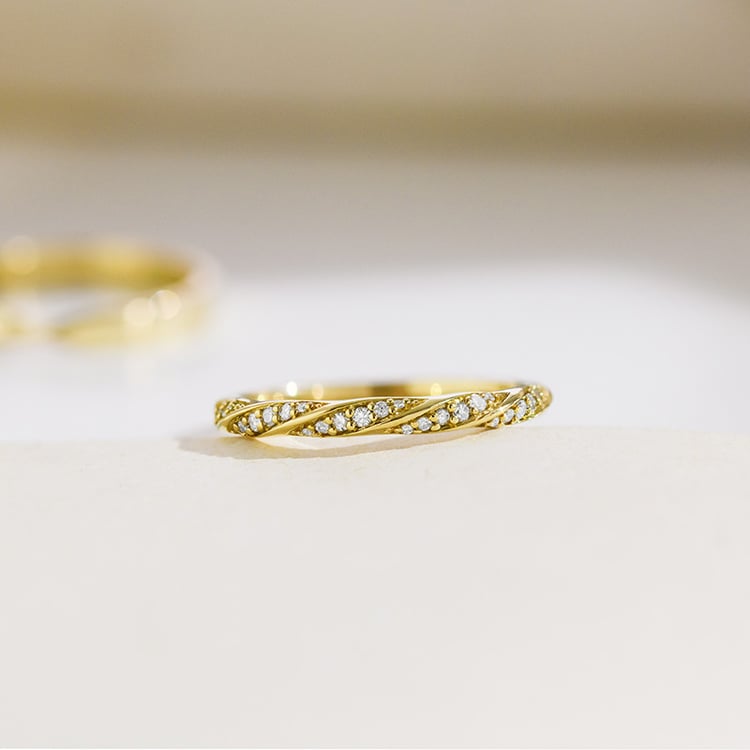 Eternity prsten s lab-grown diamanty a pánský komfortní prsten Frances 154430