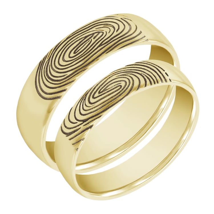 Žluté otisky na snubních prstenech 28720