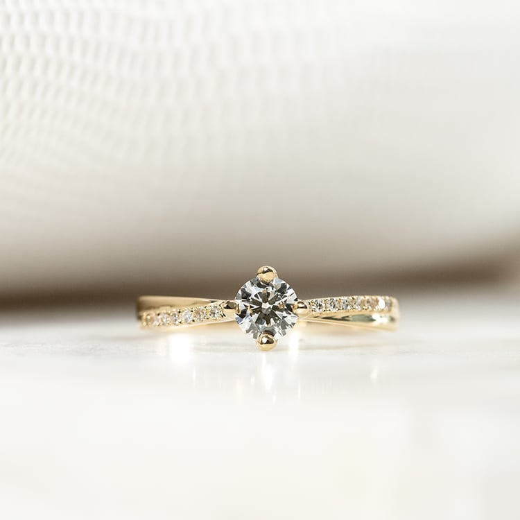 Zásnubní prsten s 0.4ct IGI certifikovaným lab-grown diamantem Sewyn 132477