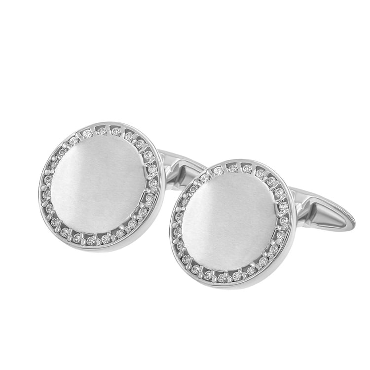 Manžetové knoflíčky s diamanty 60217