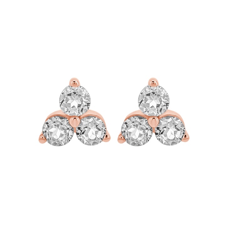 Náušnice z růžového zlata 33970