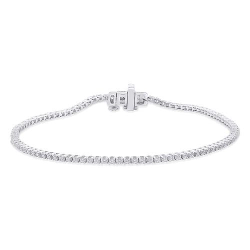 Tenisový náramek s lab-grown diamanty Lea
