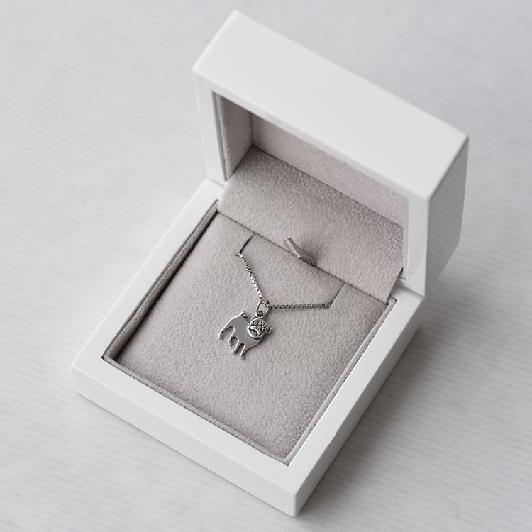 Přívěsek ve tvaru mopse Pug 70825