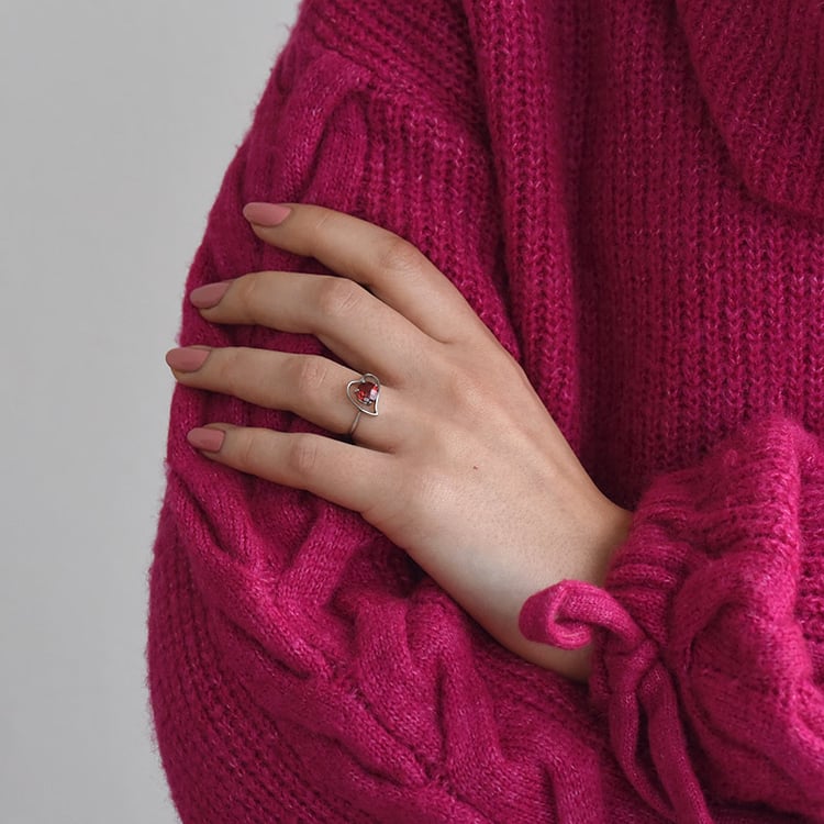 Srdcový prsten 73703