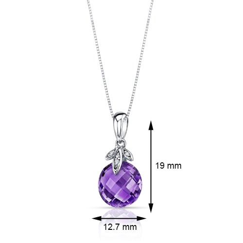 Přívěsek ze zlata s ametystem 27378