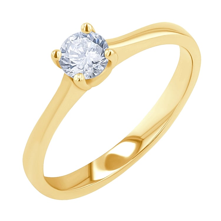 Zásnubní prsten s lab-grown diamantem Lenal 136068