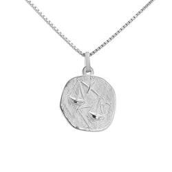 Stříbrný přívěsek se symboly znamení zvěrokruhu Váhy