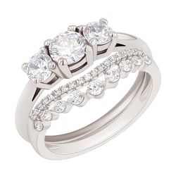 Set prstenů s možností výběru diamantu Hebe