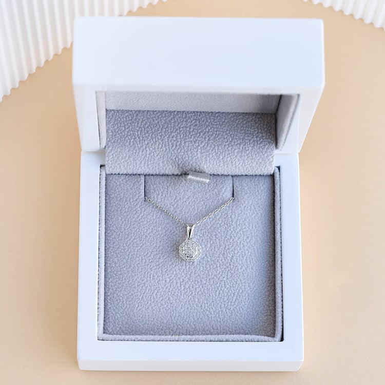 Elegantní přívěsek s lab-grown diamanty Aemilia 96223