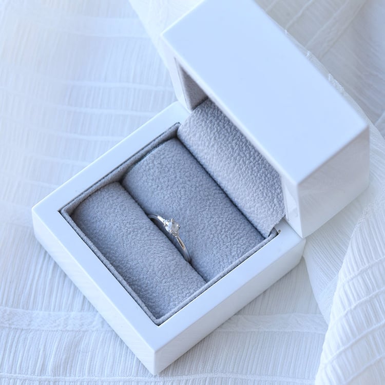 Prsten se salt and pepper diamantem 68063