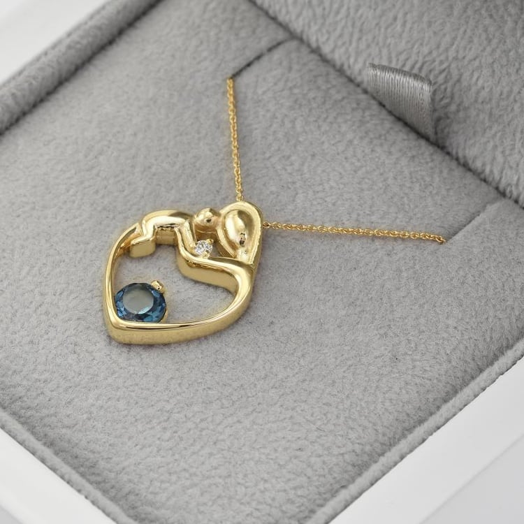 Přívěsek s topazem 40368