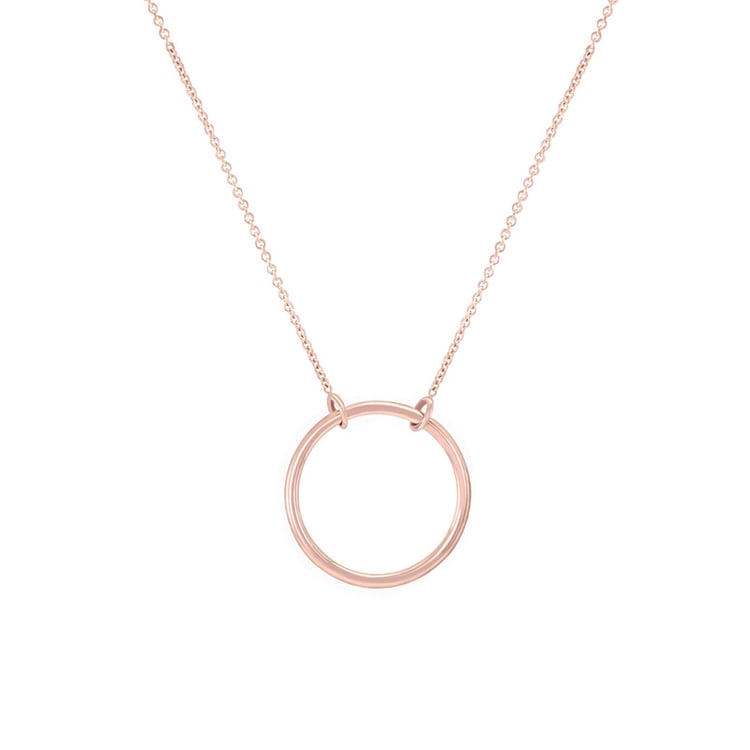 Stříbrný náhrdelník minimalistického tvaru Karma 103609