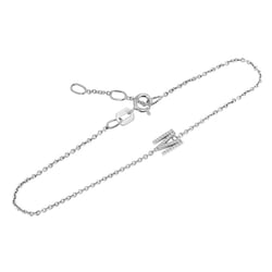 Náramek s písmenkem a lab-grown diamanty Anika