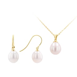 Zlatá perlová kolekce s 9-9.50mm perlami Eleni