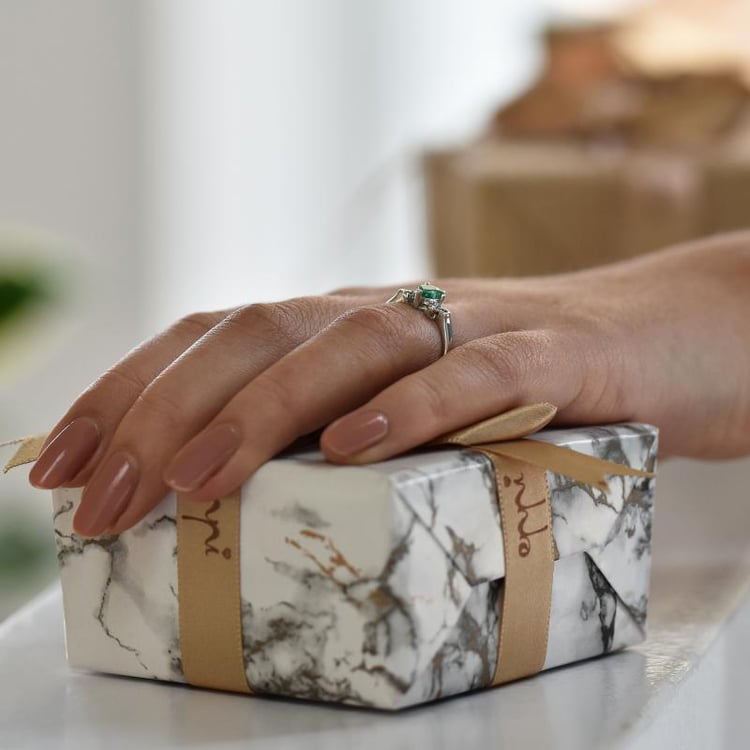 Prsten z bílého zlata 17789