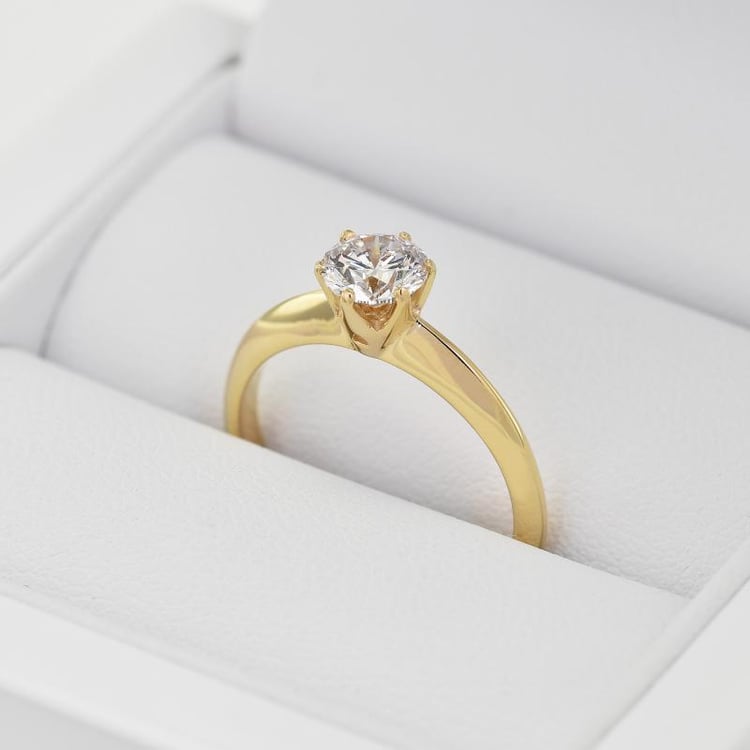 Zásnubní prsten s diamantem 6754