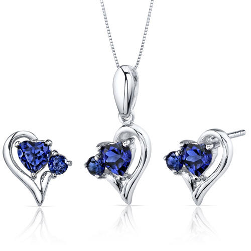 Stříbrná kolekce se safíry