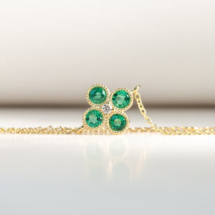 Smaragdový set šperků s diamanty Midora 147029