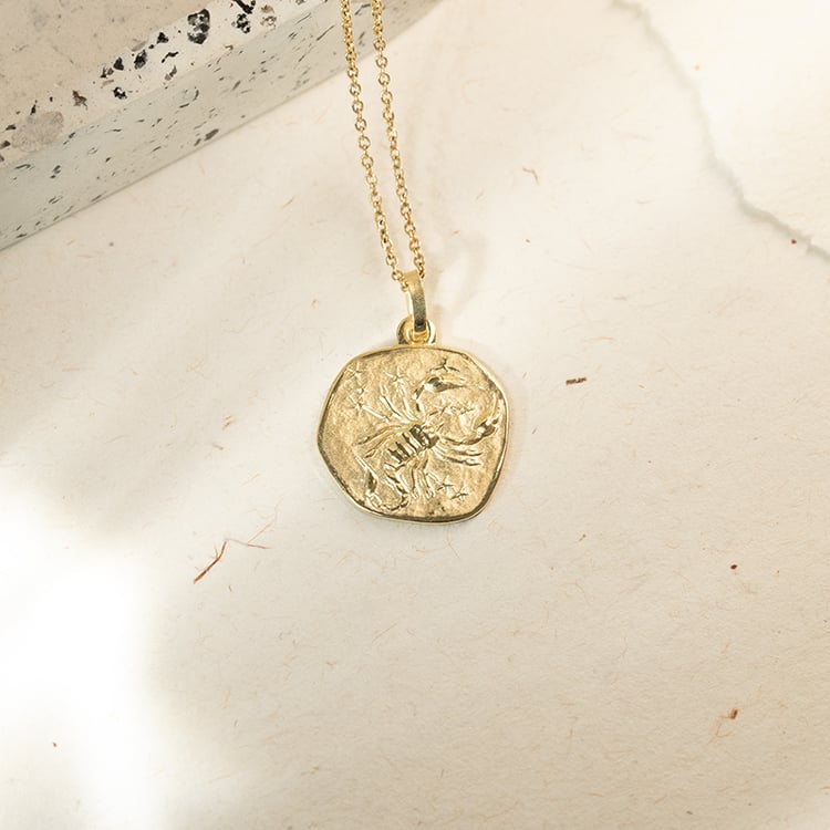 Stříbrný přívěsek se symboly znamení zvěrokruhu Štír 136669