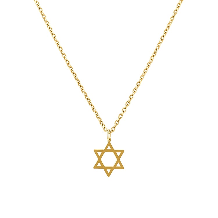 Stříbrný přívěsek Davidova hvězda