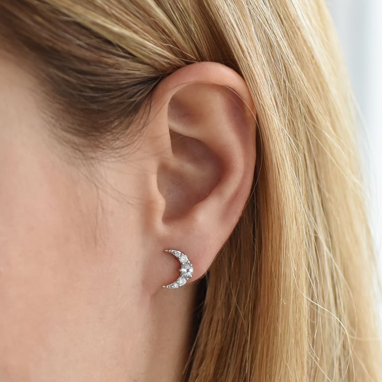 Náušnice ze stříbra s akvamaríny 92387