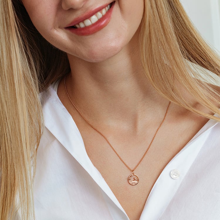 Stříbrný vykrojený přívěsek s liškou Malý princ 162623